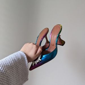 Amina Mauddi Begum rainbow heels size 38